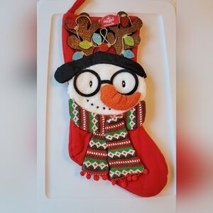 Christmas Snowman Stocking